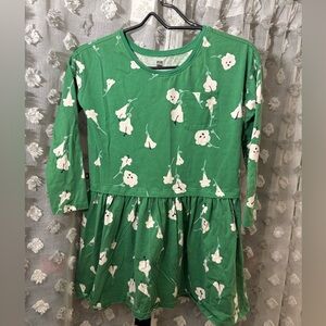 Tea Collection Green Floral Dress